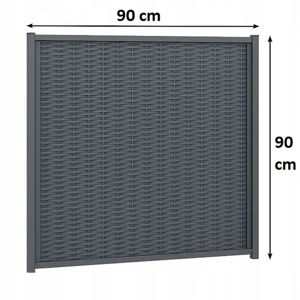 plot-panelowy-dwustronny-90x90cm-technorattan-kolor-braz-jasny-ciemny-szerokosc-elementu-90-cm