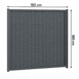 plot-panelowy-dwustronny-180x180cm-technorattan-kolor-stalowy-kolor-szary
