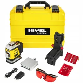 nivel-system-cl4r-laser-krzyzowy-4x360-czerwony-ip54-bluetooth