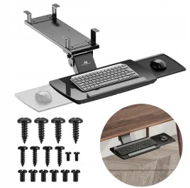 maclean-uchwyt-na-klawiature-podbiurkowy-max-5kg-czarny-mc-156-b