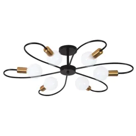 dekoracyjna-lampa-sufitowa-czarna-zlota-glamour-metal-6-punktow-swiatla-e27