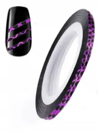 tasiemka-nitka-do-zdobienia-paznokci-magic-czarna-fiolet-samoprzylepna-1-mm