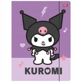 teczka-szkolna-z-gumka-a4-laminowana-st-majewski-krolik-violet-kuromi