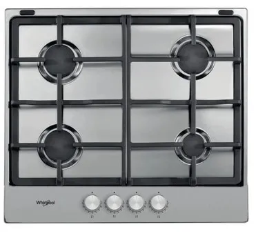 PŁYTA GAZOWA INOX WHIRLPOOL TGML 660 IX 9 STOPNIOWA REGULACJA RUSZT ŻELIWNY