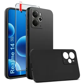 zestaw-etui-do-realme-14-5g-or-matowe-czarne-silikon-slim-szklo