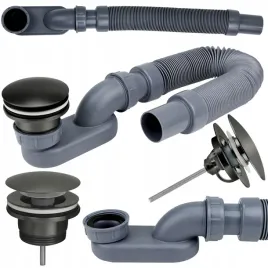 syfon-wannowy-do-wanny-korek-klik-klak-grafitowy-regulowany-elastyczny