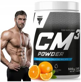 kreatyna-trec-cm3-powder-500g-pomarancza