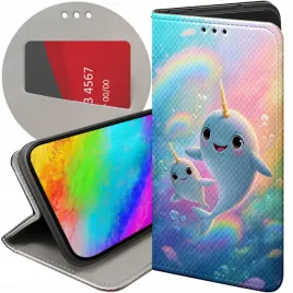 etui-do-huawei-honor-magic7-pro-wzory-narwal-bajki-morskie-zwierzeta-case