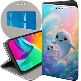 etui-z-klapka-do-huawei-honor-x50-5g-magic-6-lite-wzory-narwal-bajki-case