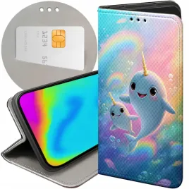 etui-z-klapka-do-oppo-reno-5-lite-wzory-narwal-bajki-morskie-zwierzeta-case