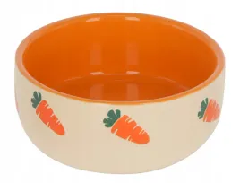miska-ceramiczna-dla-gryzoni-krolikow-bezowo-pomaranczowa-750ml-kerbl