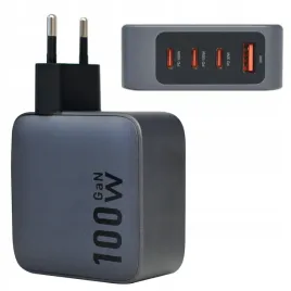 ladowarka-sieciowa-wieloportowa-100w-usb-a-usb-c-pd-qc-szybka-gan-kostka