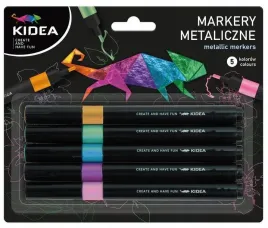 markery-metaliczne-5-kolorow-kidea