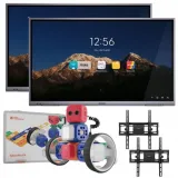 2x-tablica-interaktywna-4k-75-robot-uchwyty