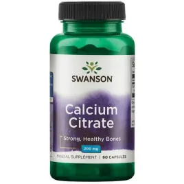 swanson-cytrynian-wapnia-200mg-60-kaps