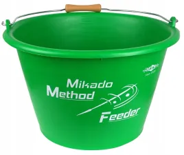 wiadro-mikado-method-feeder-poj-17l-zielone