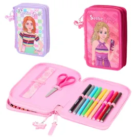 rozowy-dwupietrowy-piornik-szkolny-na-zamek-z-wyposazeniem-przyborami-27-el