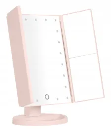 podswietlane-lusterko-do-makijazu-led-rozkladane-humanas-hs-ml04-rozowe