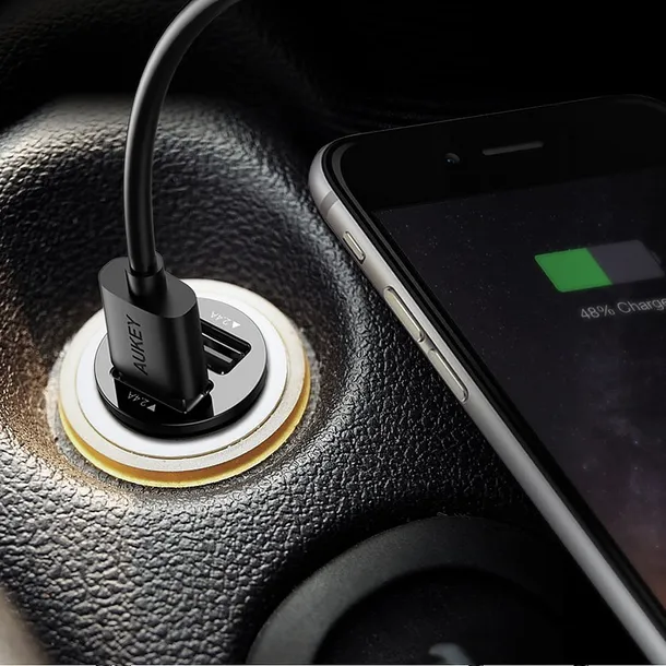 ladowarka-aukey-cc-s1-2xusb-kabel-cb-cd2-usb-c-stan-nowy