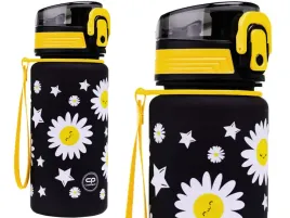 coolpack-bidon-brisk-mini-daisy-black-400ml-blokada-wylania-butelka-na-wode