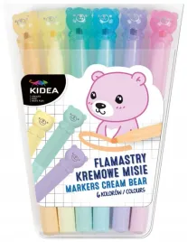 flamastry-kremowe-misie-6-kolorow-kidea