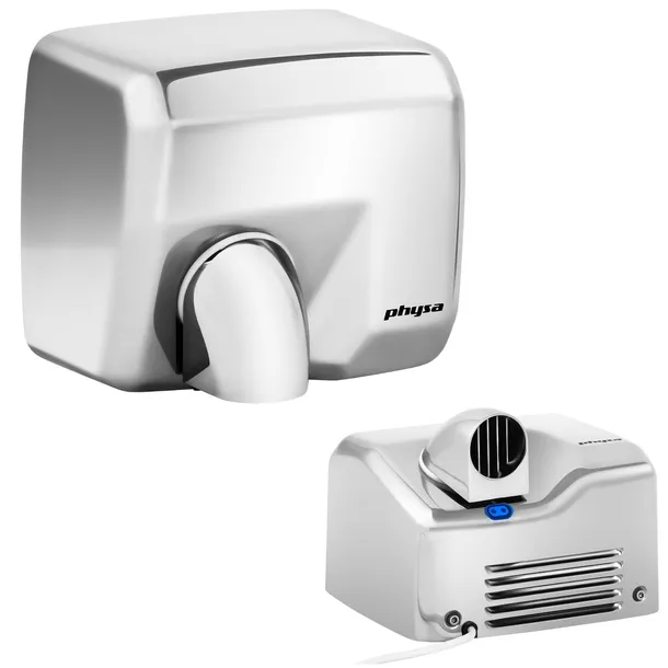 Automatyczna suszarka do rąk ścienna 2000W srebrna Physa Vella silver | 100