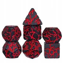 zestaw-7-kosci-magma-lawa-smok-czarne-krwisty-czerwony-d4-20-k20-rpg-dandd