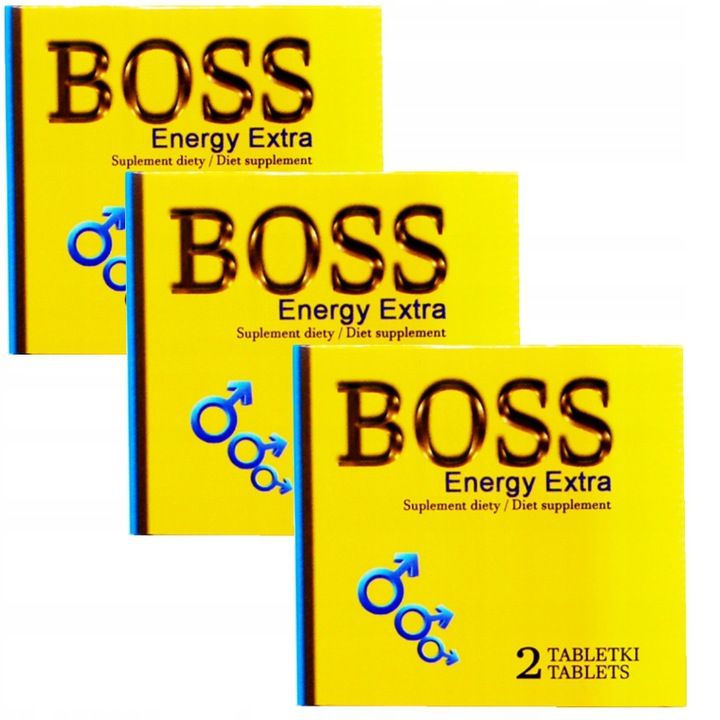 Tabletki Na ErekcjĘ PotencjĘ Extra Moc Boss Energy Erlipl 3189