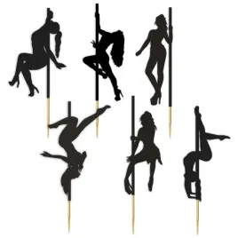 topper-papierowy-hot-laski-pole-dance-czarny-12-cm-6-szt