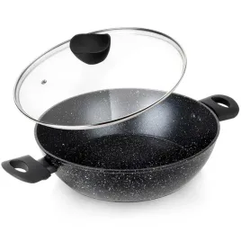 patelnia-granitowa-gleboka-ze-szklana-pokrywka-black-line-28-cm-35-l