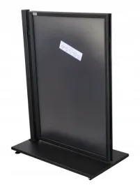potykacz-reklamowy-stojak-a1-2str-extra-stabilny-16kg-profil-32mm-czarny