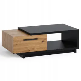 lawa-stolik-kawowy-vilo-120cm-2-szuflady-vin-03-dab-artisan-czarny-mat
