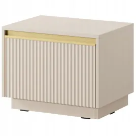 stolik-nocny-wiszacy-bezowy-ryflowany-gold-54-cm-zloty-uchwyt