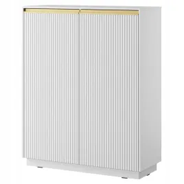komoda-gold-wysoka-biala-ryflowana-104-cm-zloty-uchwyt