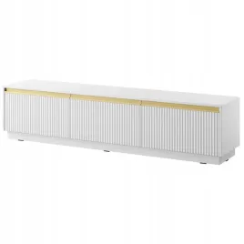 szafka-rtv-gold-biala-ryflowana-wiszaca-182-cm-zloty-uchwyt