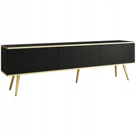 szafka-rtv-glamour-czarna-z-nozkami-mdf-ryfel-175-cm-zlote-nozki