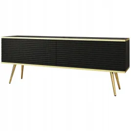 szafka-rtv-glamour-czarna-z-nozkami-mdf-ryfel-135-cm-zlote-nozki