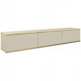 wiszaca-szafka-rtv-bezowa-glamour-175-cm-front-mdf-ryfel-zlote-wstawki