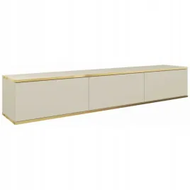 szafka-rtv-wiszaca-bezowa-glamour-175-cm-zlote-wstawki