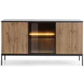 nowoczesna-komoda-z-oswietleniem-154-cm-royal-k154-czarny-dab-wotan