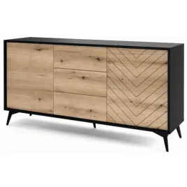 komoda-do-salonu-astrid-ksz154-dab-evoke-czarny-154-x-77-x-39-cm
