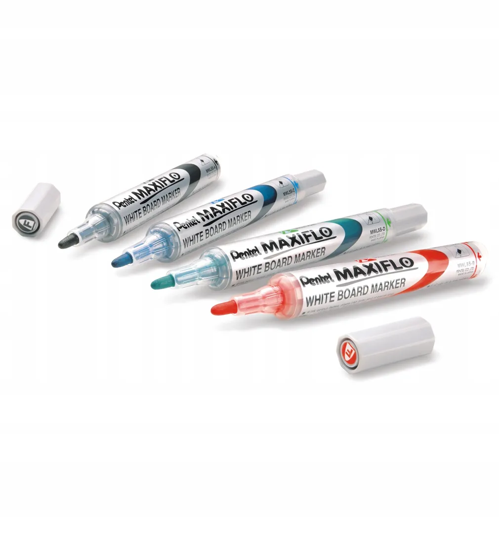 marker-do-bialych-tablic-czerwony-maxiflo-mwl5s-pentel-stan-nowy