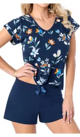 donna-pizama-damska-caroline-short-kolor-granatowy-or-rozmiar-xl