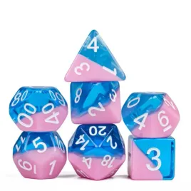 zestaw-7-kosci-zywicowe-rozowe-niebieskie-bialy-d4-20-k20-rpg-dandd-mtg-bg3