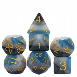 zestaw-7-kosci-zywicowe-szare-niebieskie-zloty-nadruk-d4-20-k20-rpg-dandd-mtg