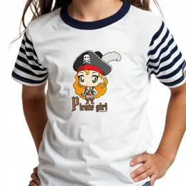 koszulka-dziewczeca-t-shirt-z-motywem-pirata-captain-mike-80-86
