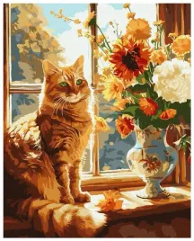 malowanie-po-numerach-rudy-kot-40x50cm