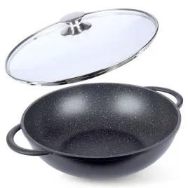 patelnia-wok-granitowa-ze-szklana-pokrywka-grande-32-cm