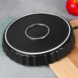 forma-do-tarty-ceramiczna-czarna-245-cm-wysokosc-4-cm