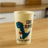 kubek-dla-dziecka-dzieciecy-250-ml-do-szkoly-przedszkola-dinozaur-bezowy-material-plastik